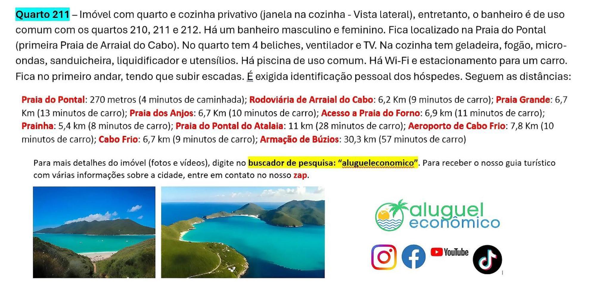 Arraial Do Cabo - Subuai Village - Aluguel Economico Exteriör bild
