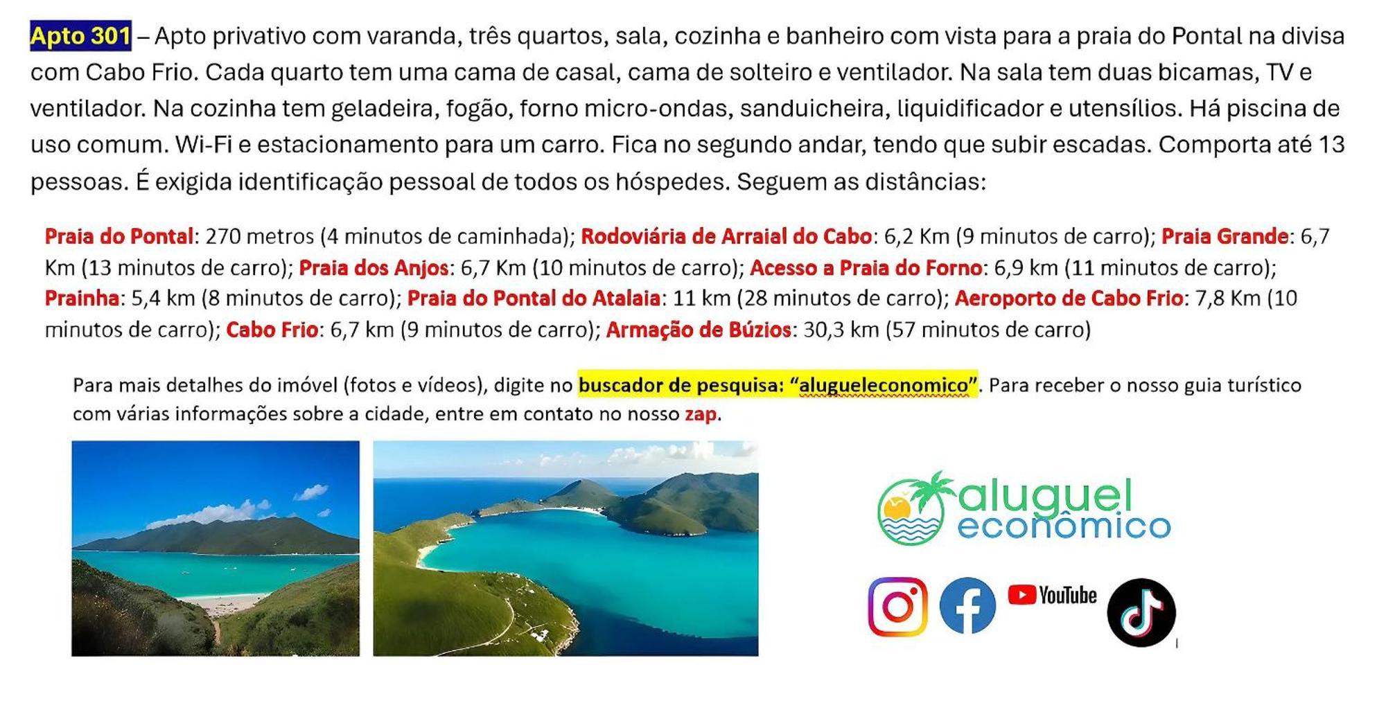 Arraial Do Cabo - Subuai Village - Aluguel Economico Exteriör bild